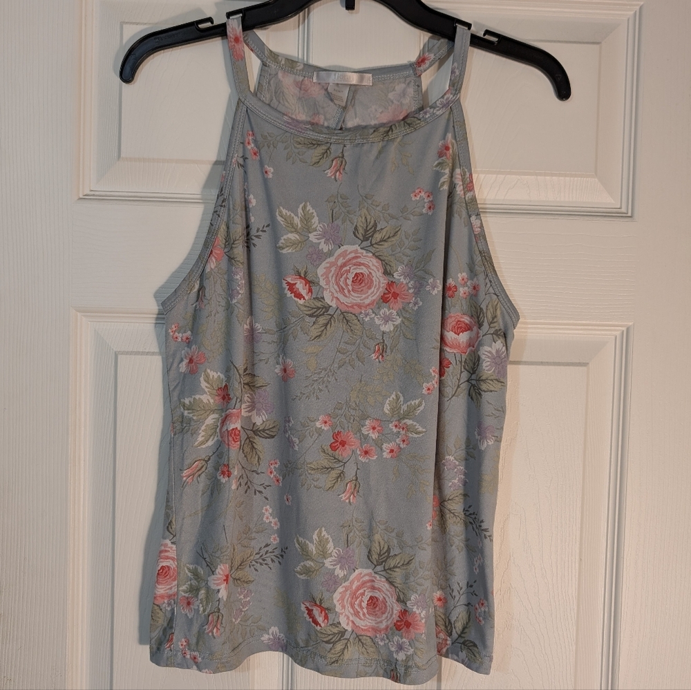 Flora Size S Floral Sleeveless Top